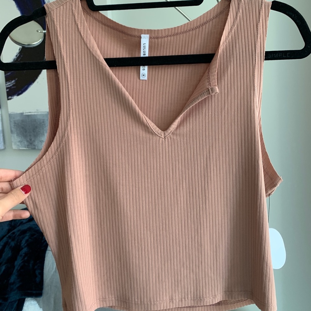 Lulu beige top